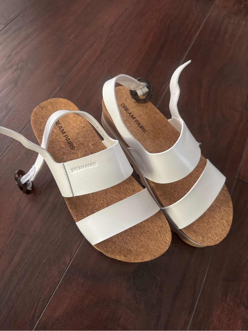 White Platform Sandals - Picture 4 of 4
